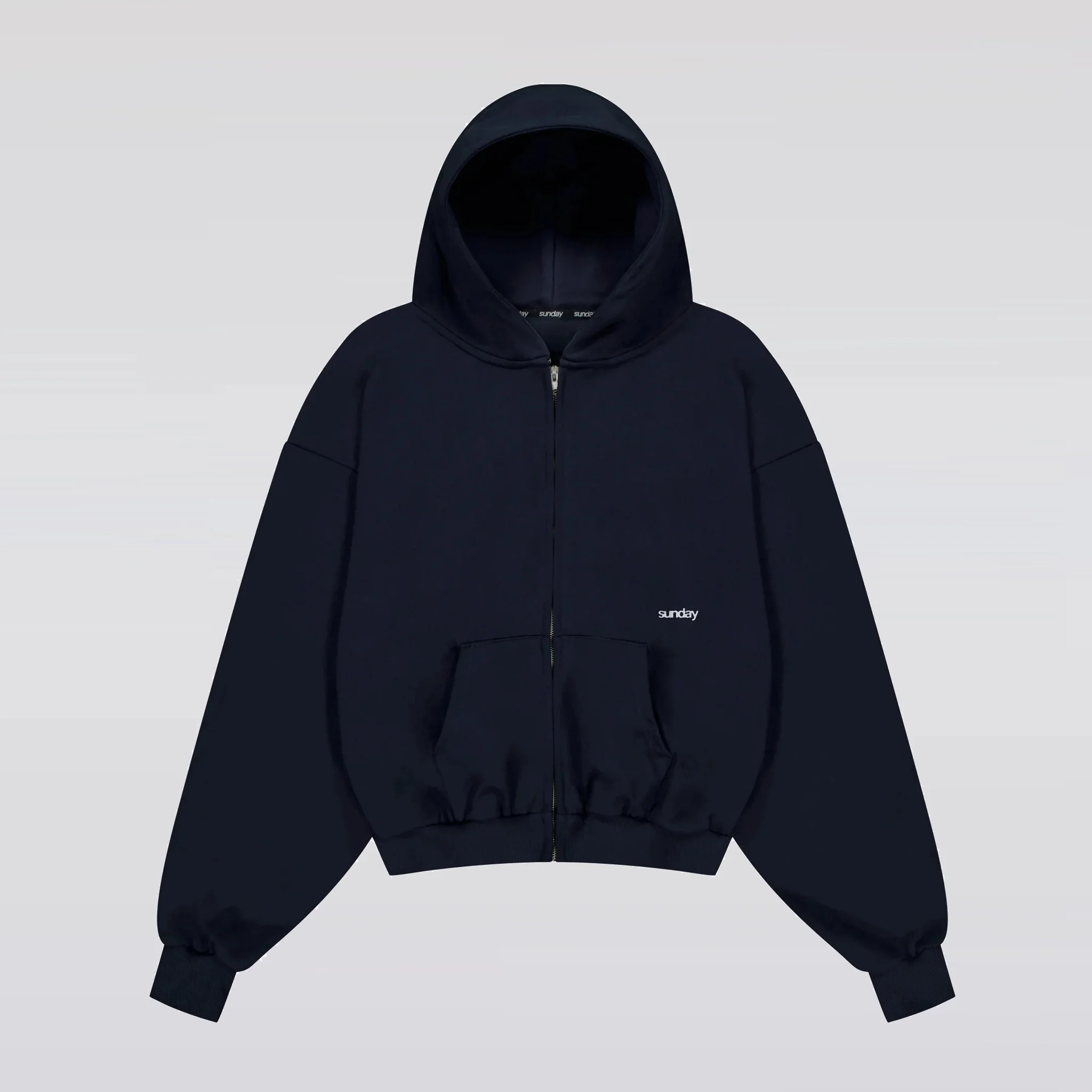1-3 Heavyweight Script Zip-up 2.0 Midnight