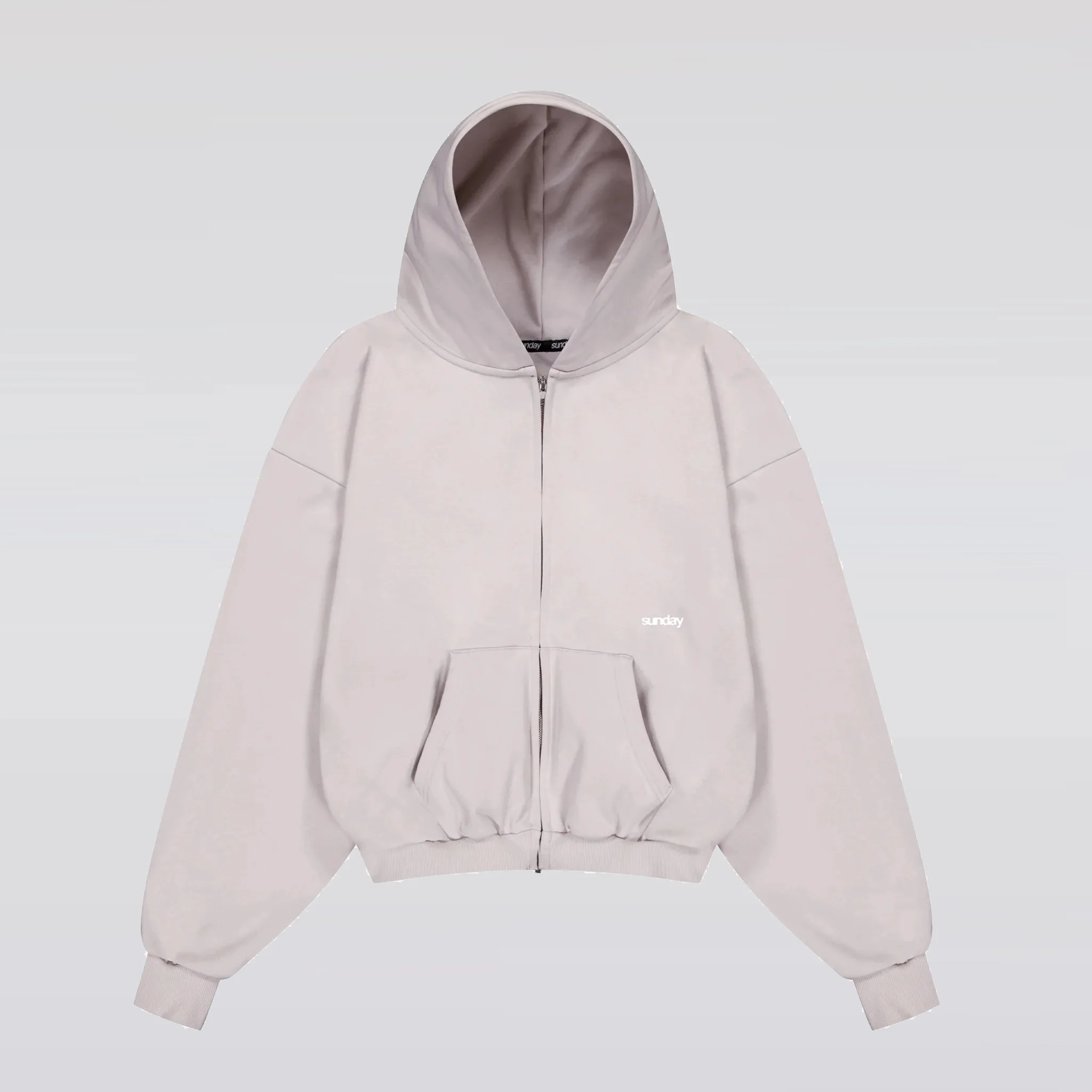 Heavyweight Script Zip-up 2.0 Smoke Heavyweight Script Zip-up 2.0 Smoke