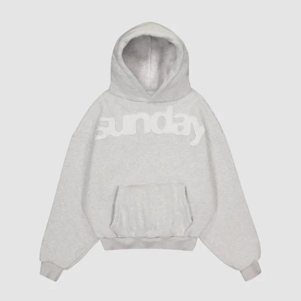 Heavyweight Billboard Hoodie Grey