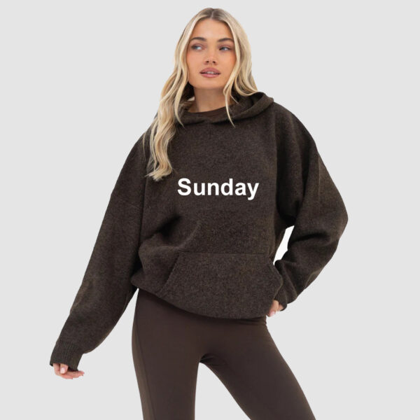 Heavyweight Headline Chocolate Hoodie