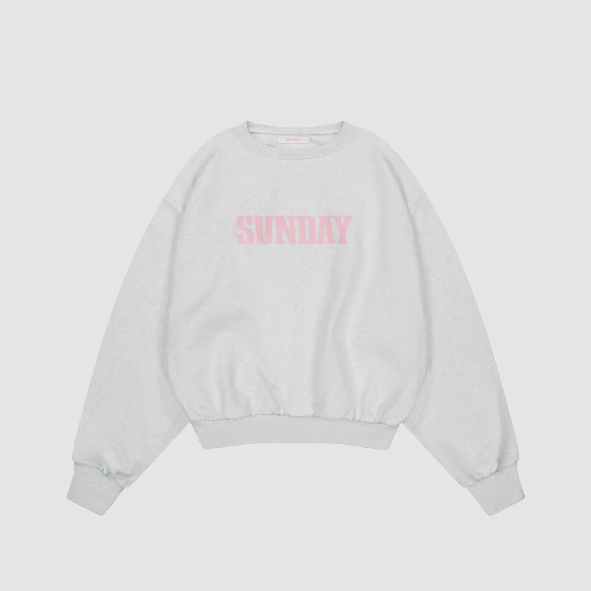 Heavyweight Headline Crewneck Grey Heavyweight Headline Crewneck Grey