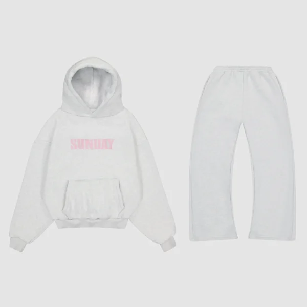 Heavyweight Headline Tracksuit Set Grey