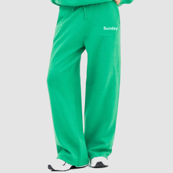 Heavyweight Straight Leg Tracks C Green