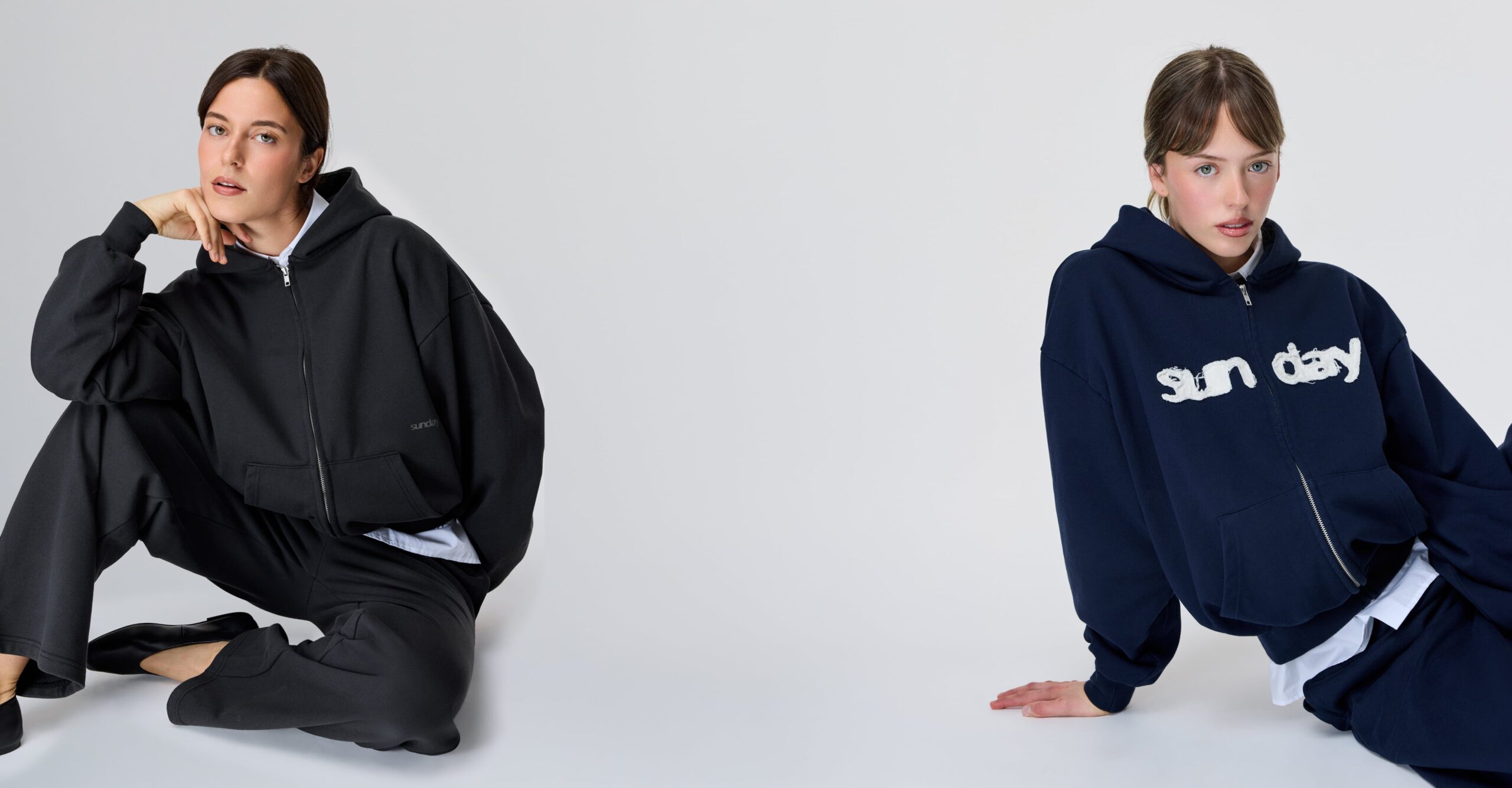 Sunday Zip Up Hoodie Banner