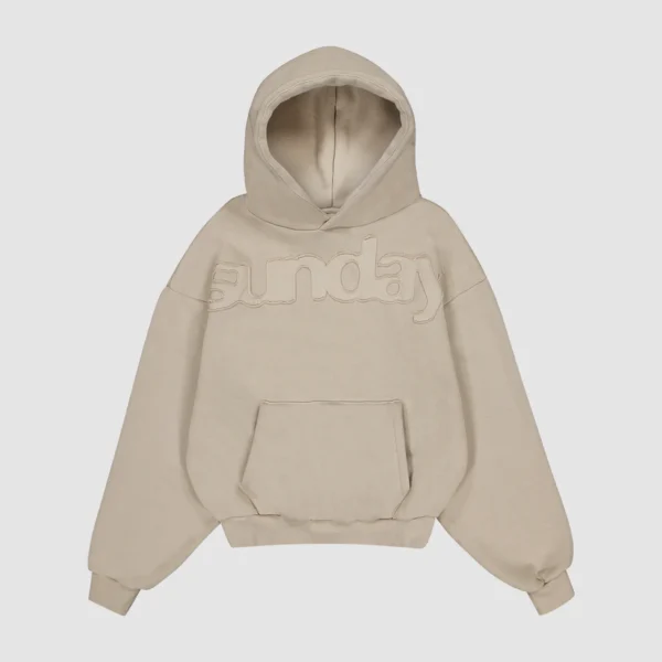Heavyweight Billboard Hoodie Sand